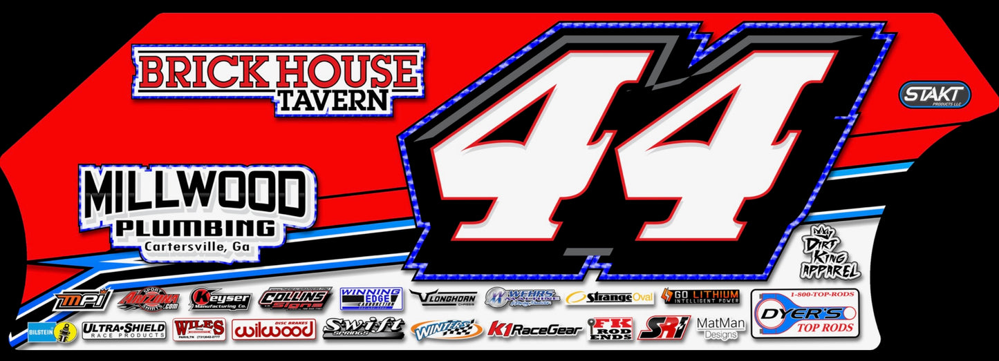 Chris Madden Team 22 INC #44 24” Mini Door