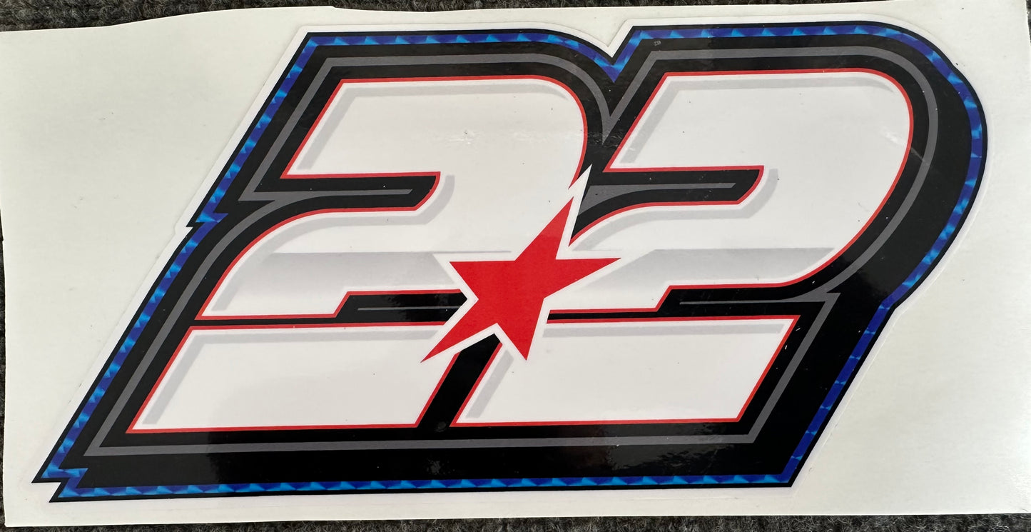 Drake Troutman #22 Decal