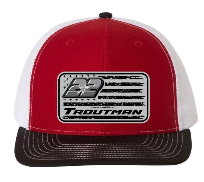 Drake Troutman #22 Flag Red Snapback