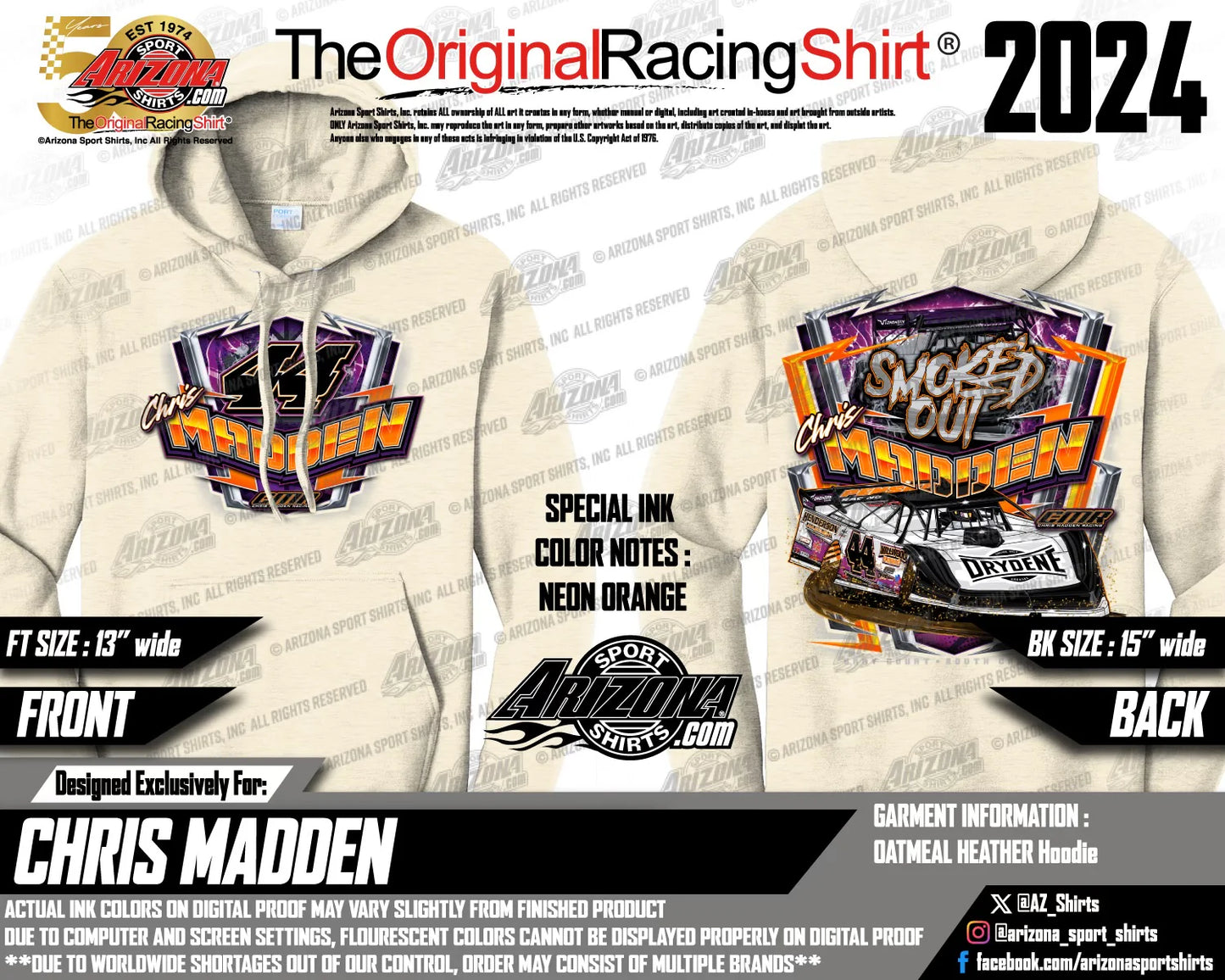 Chris Madden Smoked Out Hoodie