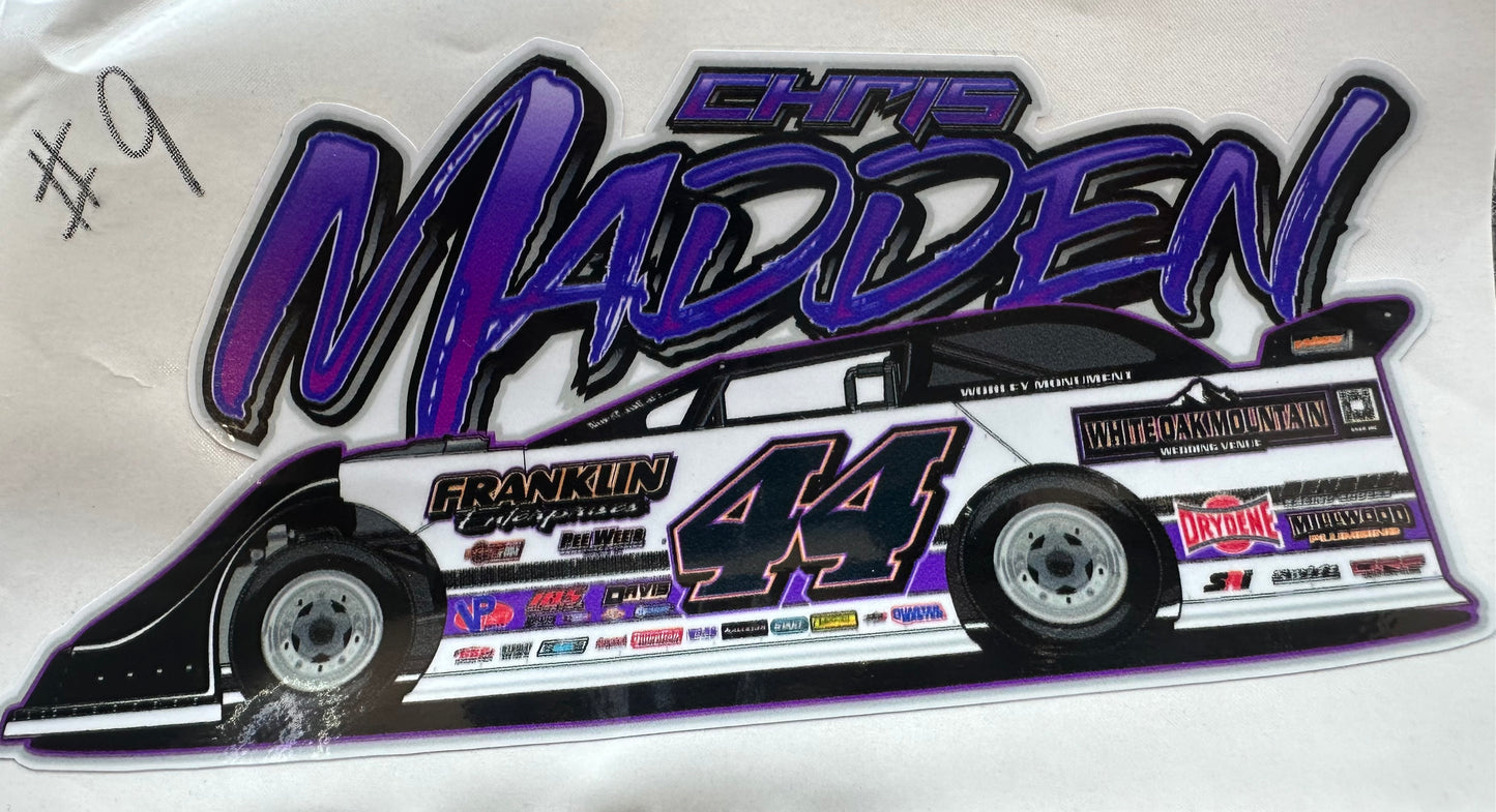 Chris Madden car decal 2