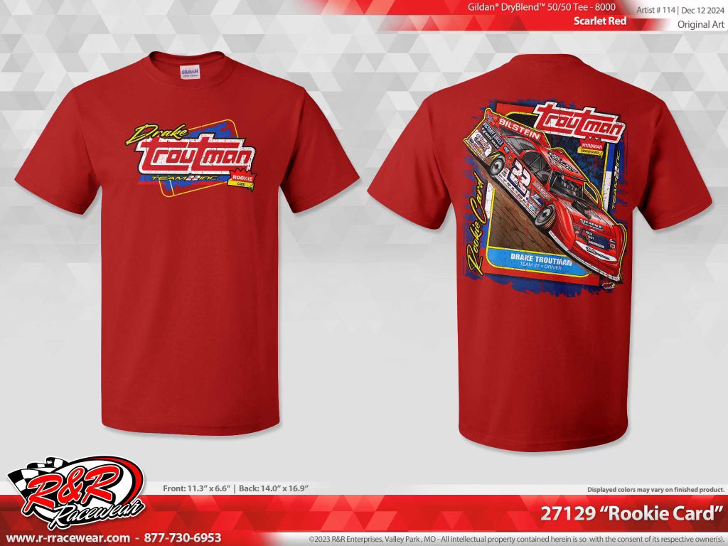 Drake Troutman "Rookie Card" T-Shirt