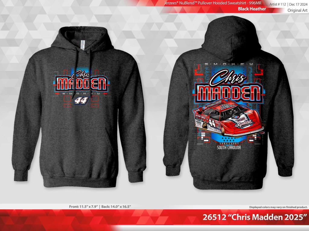 Chris Madden Team 22 INC Smokey Hoodie