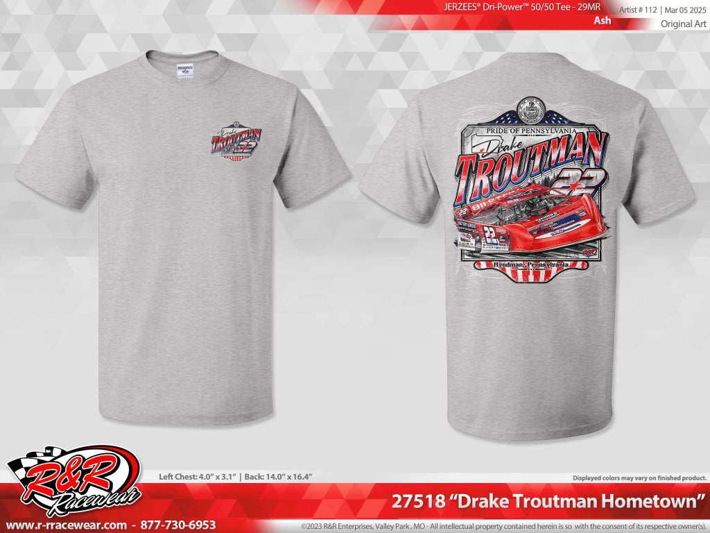 Drake Troutman #22 “Pride of Pennsylvania” T-Shirt