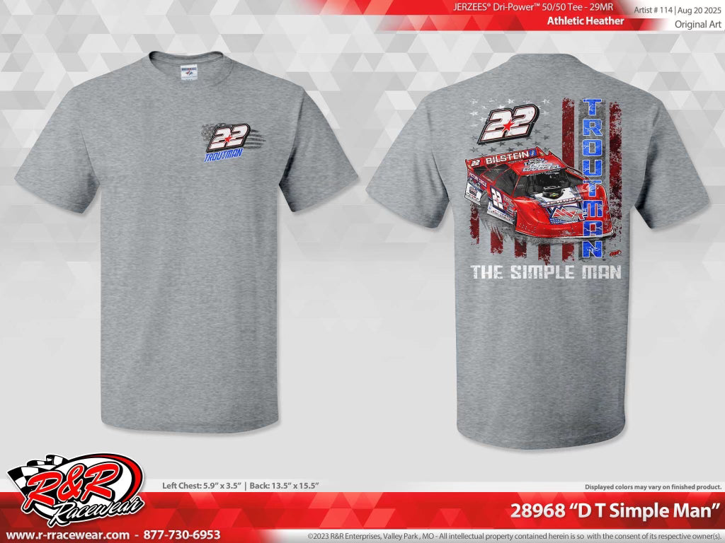 Drake Troutman #22 "Simple Man" T-Shirt