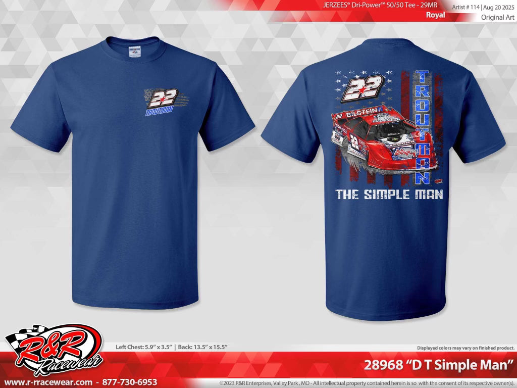 Drake Troutman #22 "Simple Man" T-Shirt