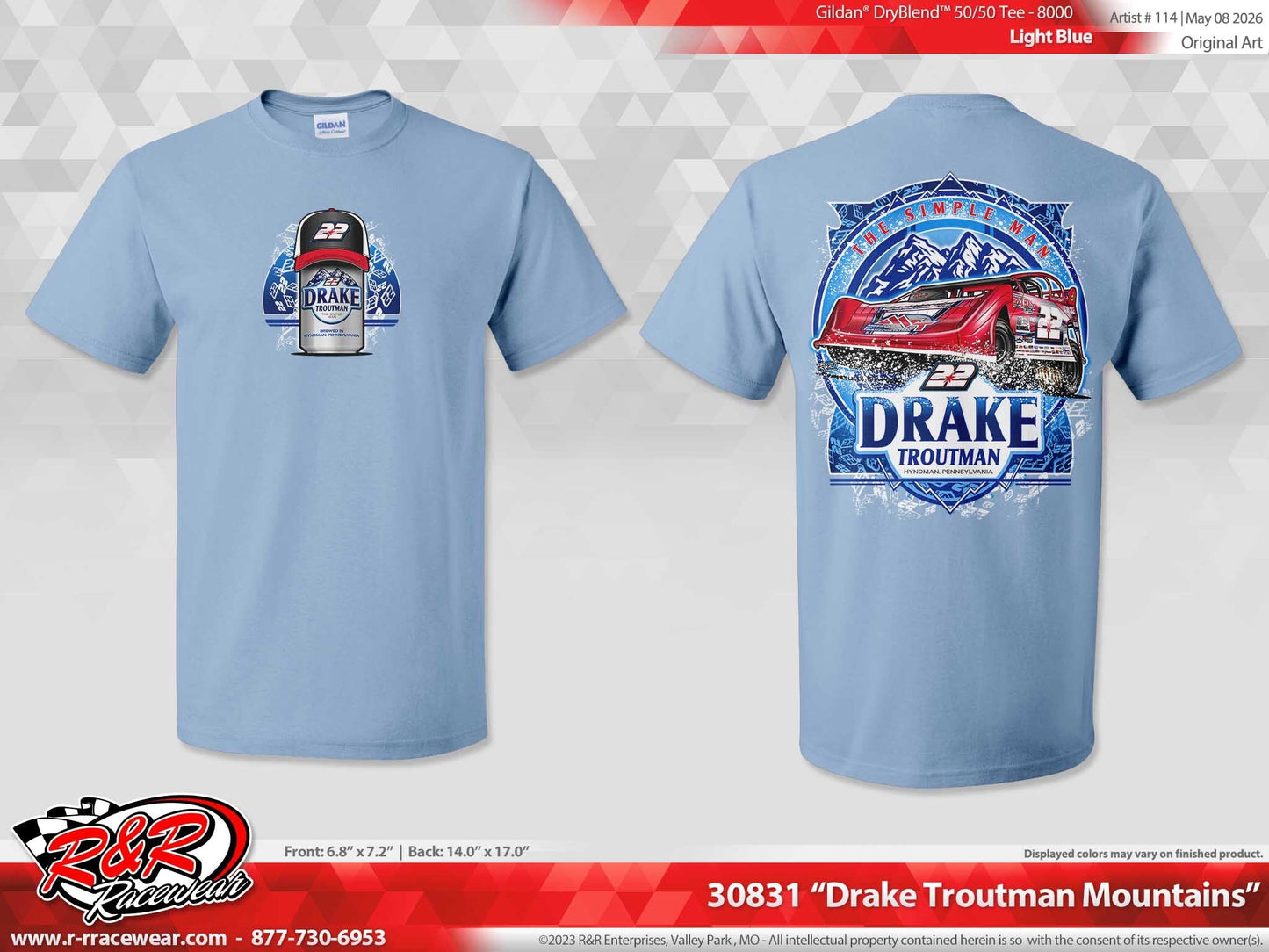 Drake Troutman #22 Beer T-Shirt