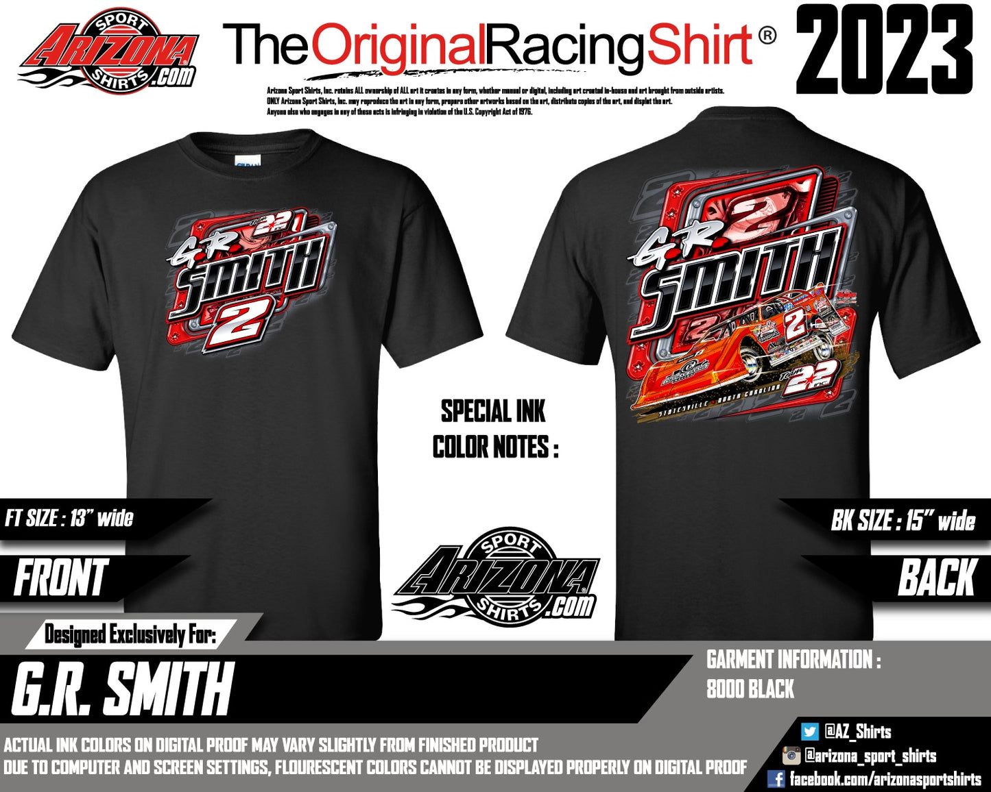 G.R. Smith #2 Wild Card T-shirt