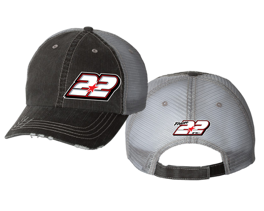 Team 22 INC #22 Velcro Trucker Hat