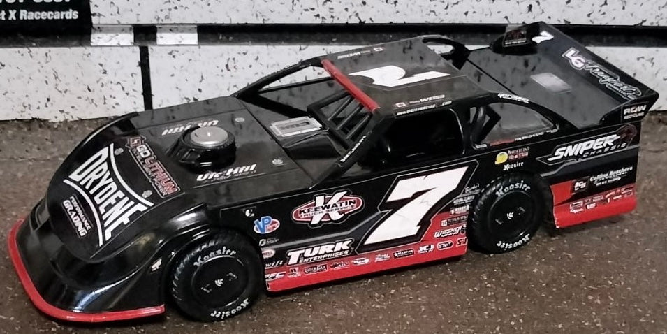 Ricky Weiss #7 2024 pull-back diecast car