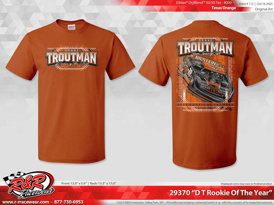 Drake Troutman #22 WoO Rookie of the Year 2025 T-Shirt