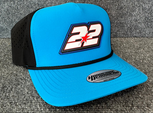 Drake Troutman #22 Blue Rope Hat SnapBack