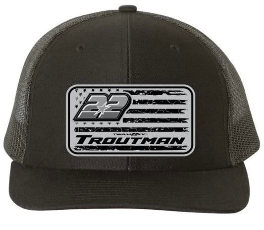 Drake Troutman #22 Flag Black Snapback