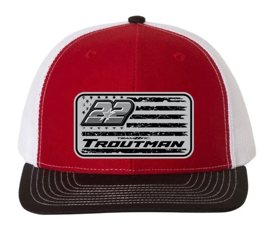 Drake Troutman #22 Flag Red Snapback