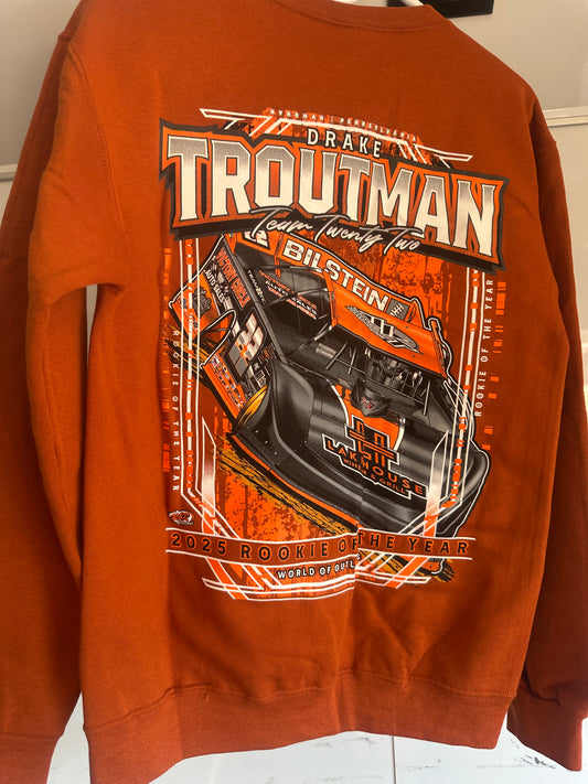 Drake Troutman #22 WoO Rookie of the Year 2025 Crewneck