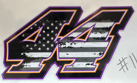 Chris Madden #44 American decal