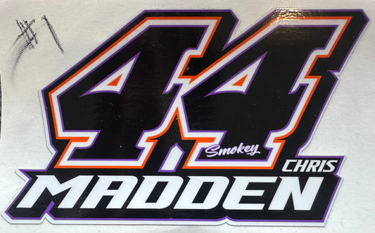 Chris Madden #44 Smokey decal