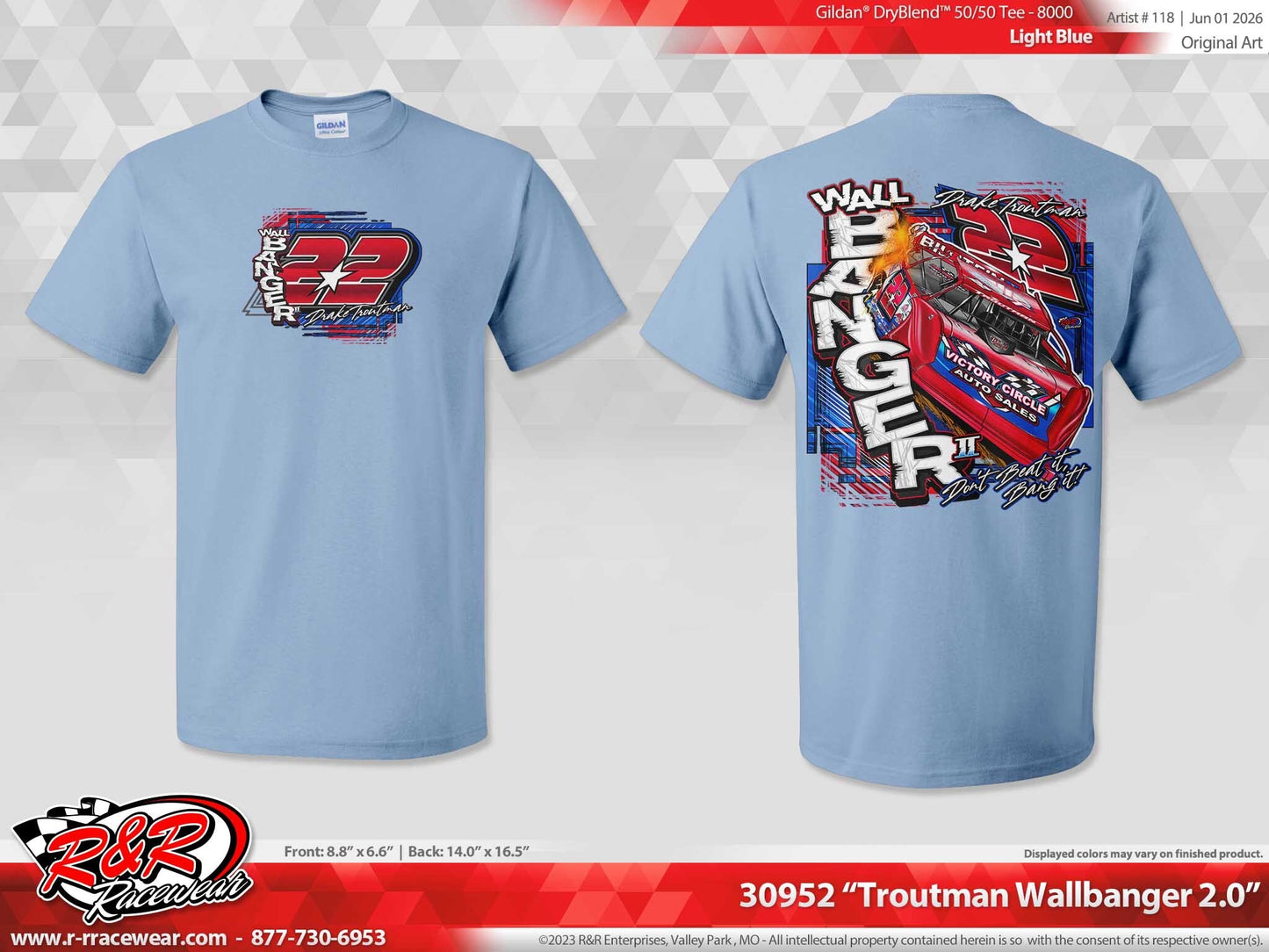 Drake Troutman #22 Wall Banger II T-Shirt
