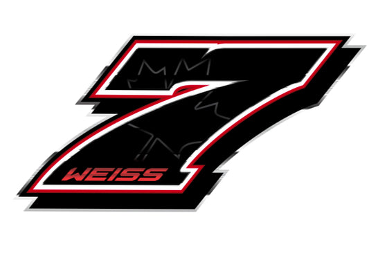 Ricky Weiss #7 big decal