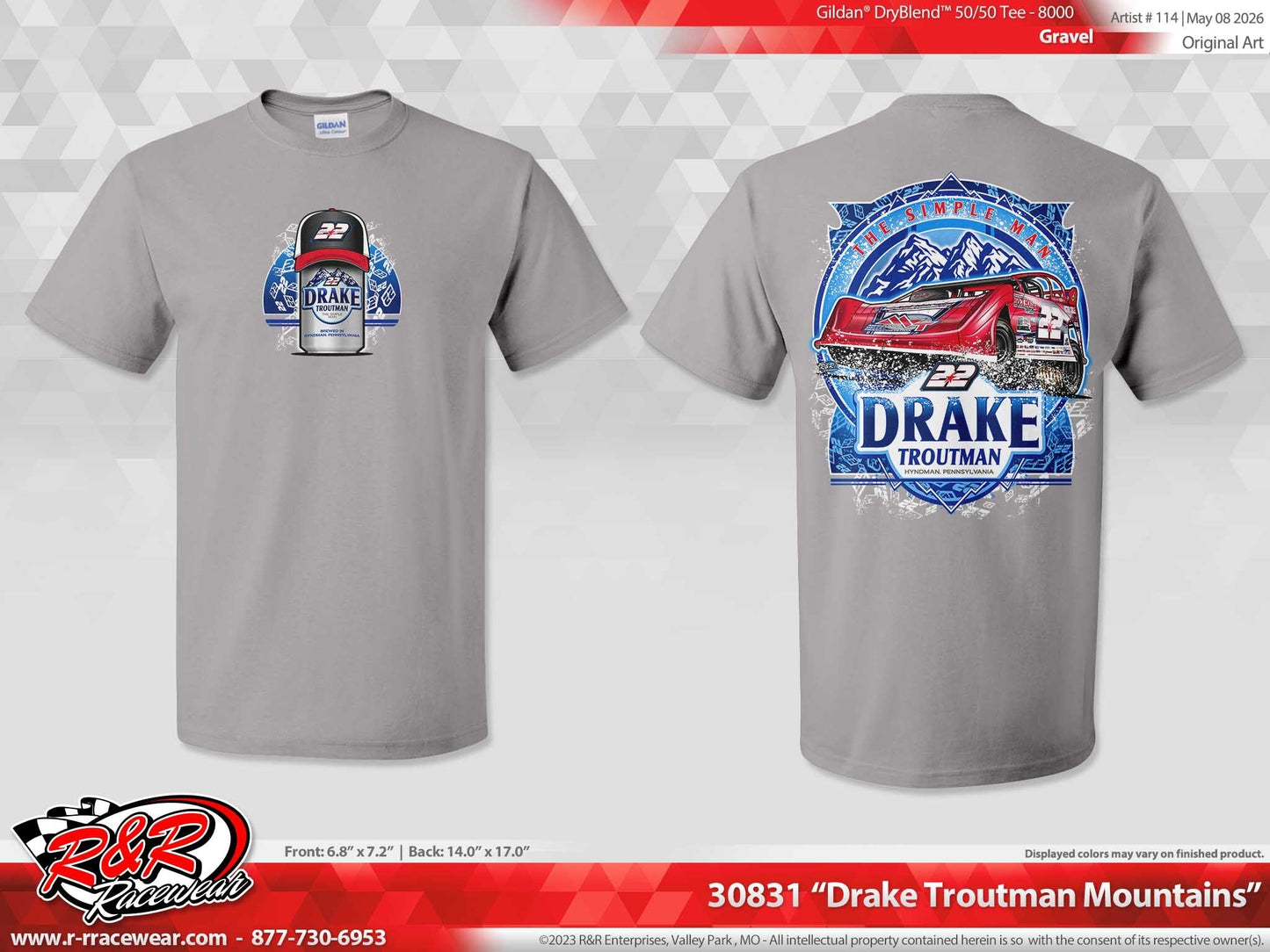 Drake Troutman #22 Beer T-Shirt