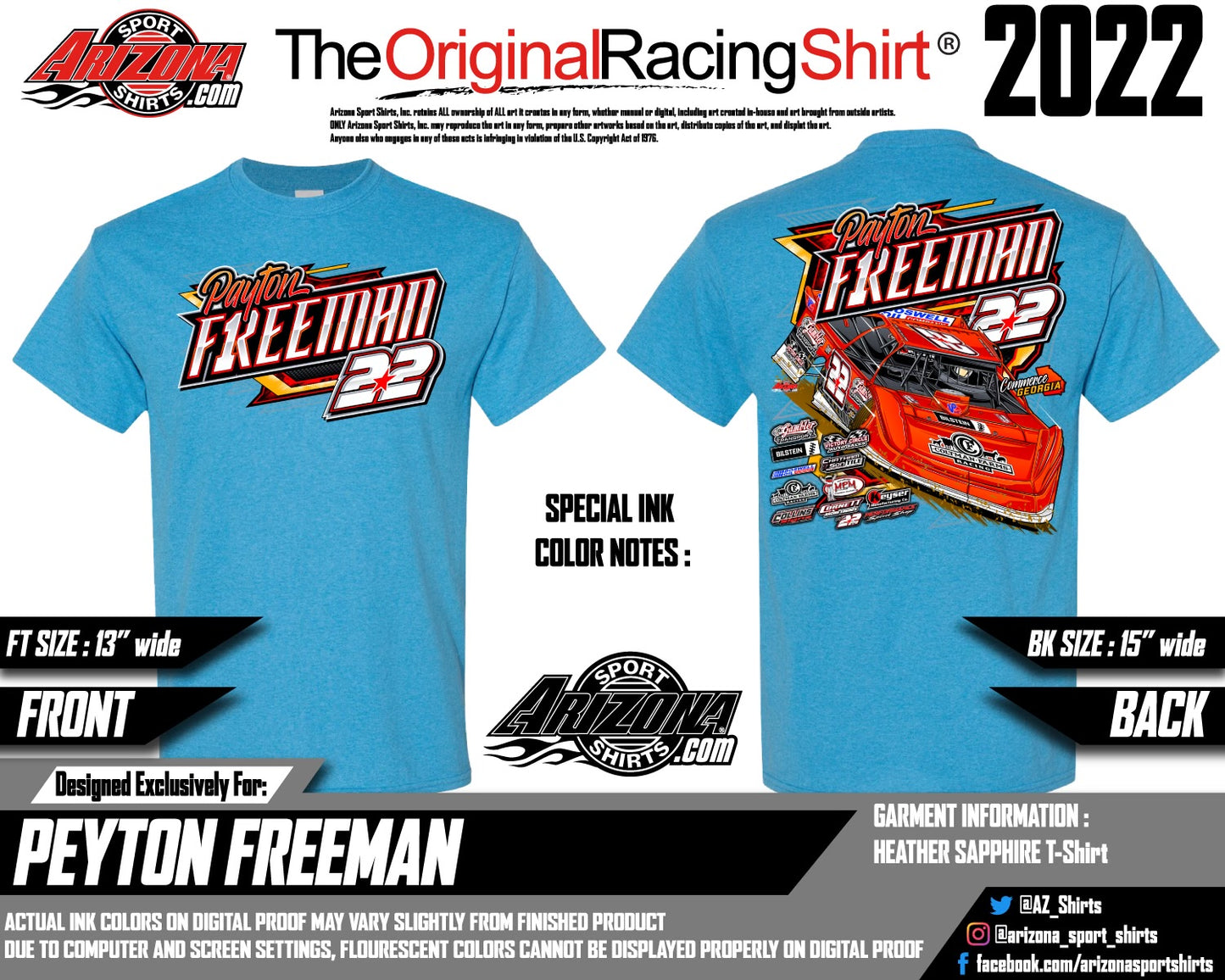 SALE Freeman F1 #22 T-shirt